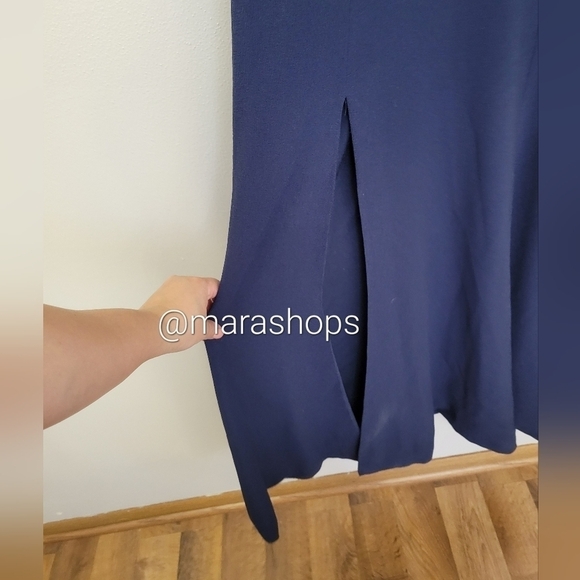 Dress the Population Iris Slit Crepe Gown - Picture 7 of 8